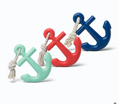 Anchors Aweigh Rubber Dog Toy