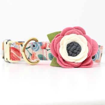 Mimi Green - Wildflower Dog Collar Flower