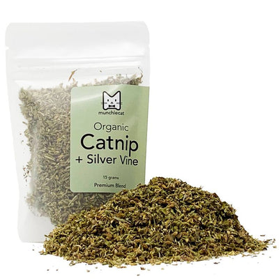 Organic Catnip + Silvervine, Premium Blend - Small (15g)